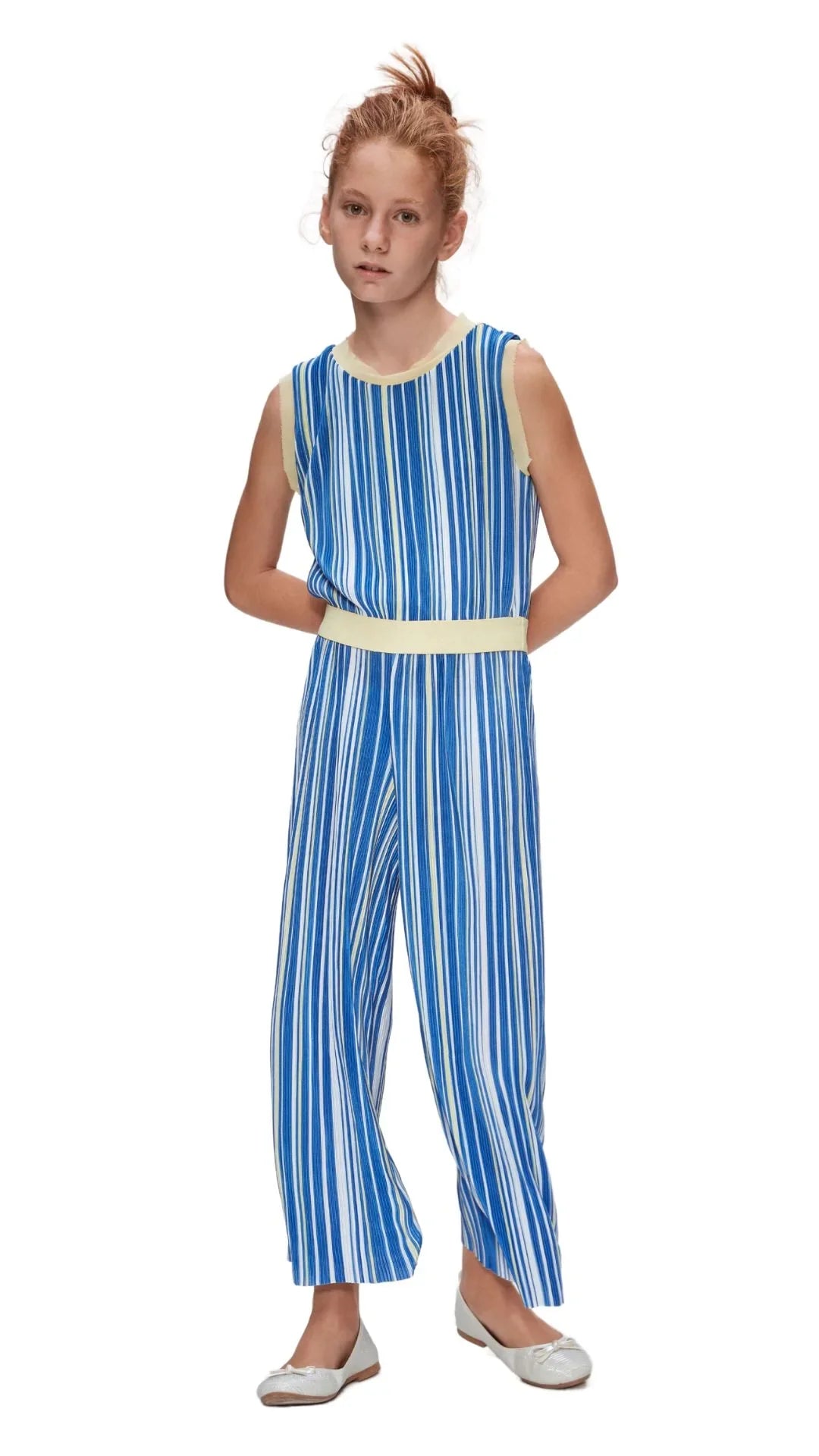 InCity Kids Girls Sleeveless Pleated Fashion Jumpsuit InCity Boys & Girls