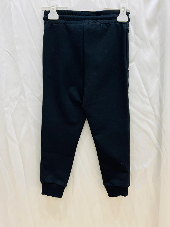 Erkek Çocuk Beli Lastik ve Kordonlu Cepli Kaşkorse Parçalı Eşofman Altı