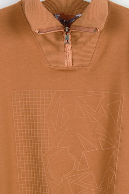 InCity Kids Erkek Çocuk Yarım Fermuarlı Boğazlı Geometrik Desen Baskılı Sweatshirt