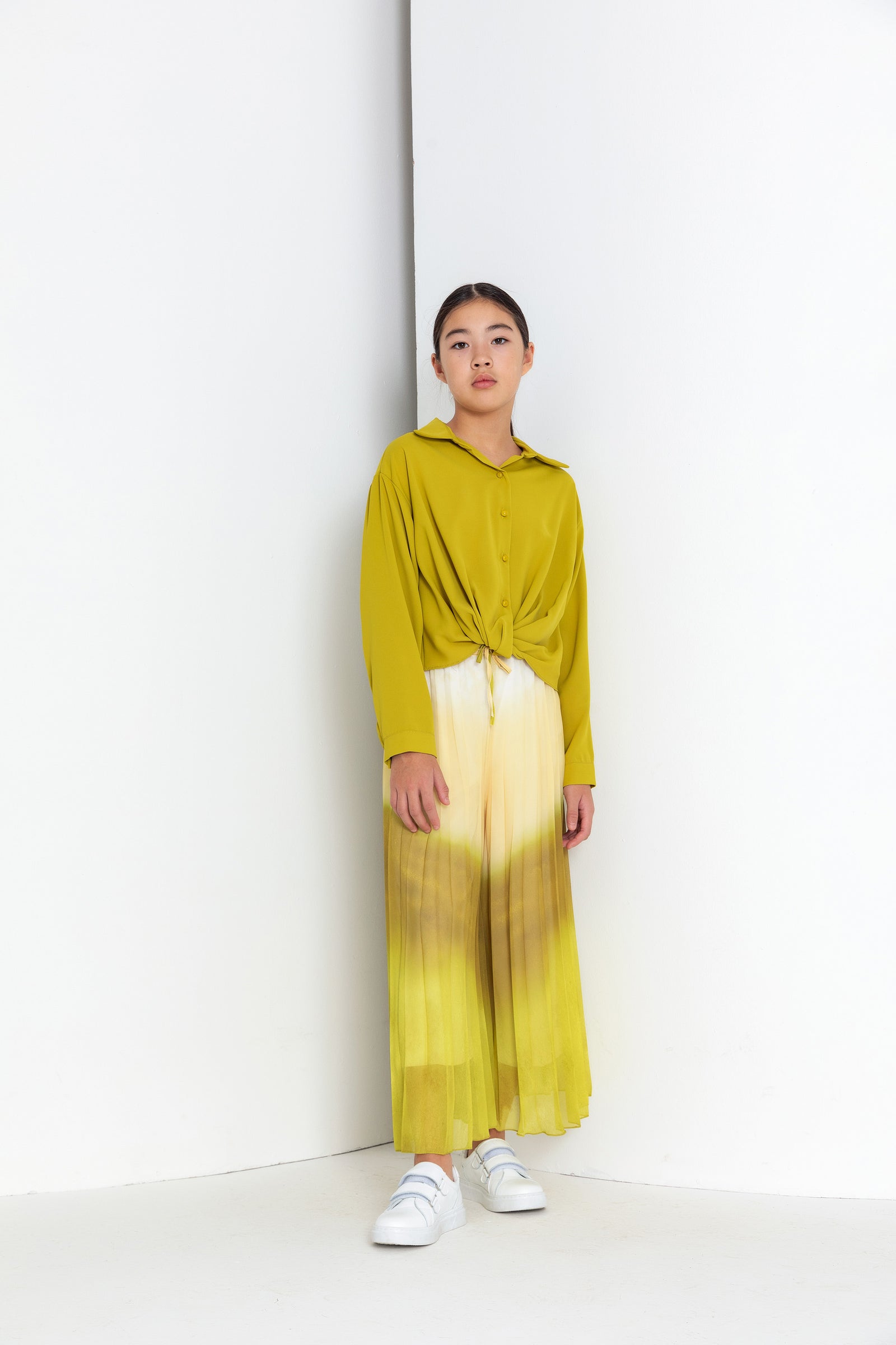 çocuk pantolon #renk_yeşil-sarı