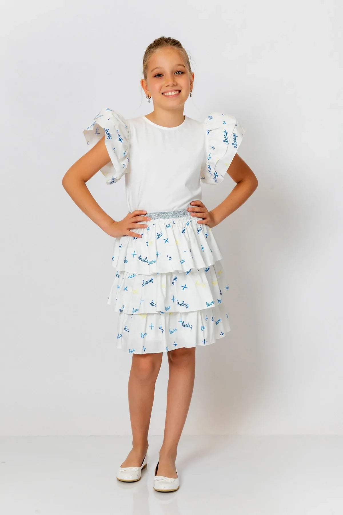 InCity Kids Girls Pleated Fashion Midi Skirt InCity Boys & Girls