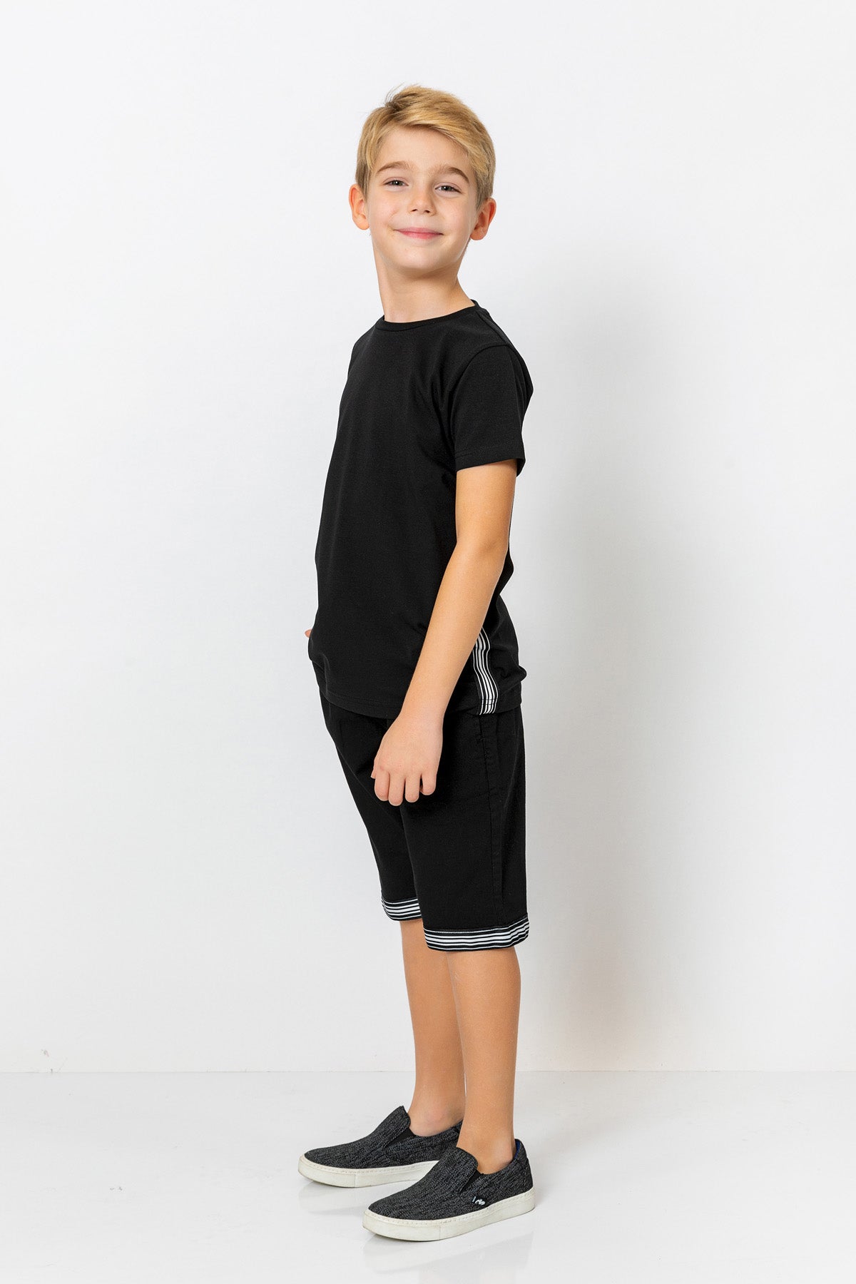 InCity Kids Boys Elastic Waist Straight Leg Fashion Shorts InCity Boys & Girls