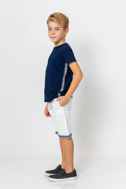 InCity Kids Boys Elastic Waist Straight Leg Fashion Shorts InCity Boys & Girls