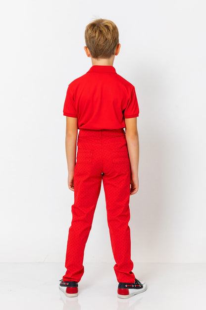 InCity Kids Boys Solid Button Short Sleeve Polo Shirt InCity Boys & Girls