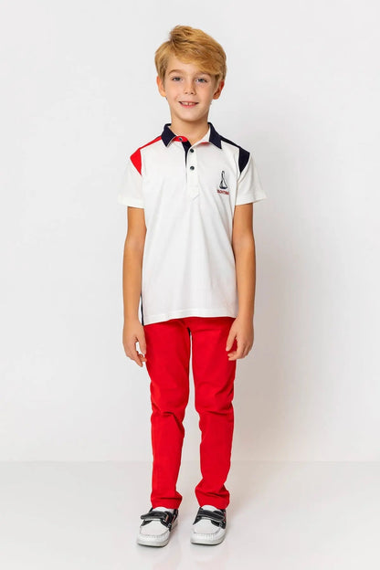 InCity Kids Boys Collared Short Sleeve Button Polo Shirt InCity Boys & Girls