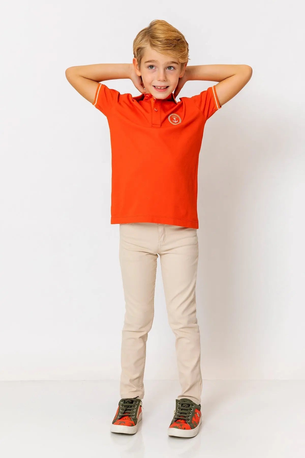 InCity Kids Boys Collared Short Sleeve Fashion Polo Shirt InCity Boys & Girls