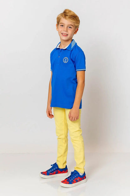 InCity Kids Boys Collared Short Sleeve Fashion Polo Shirt InCity Boys & Girls