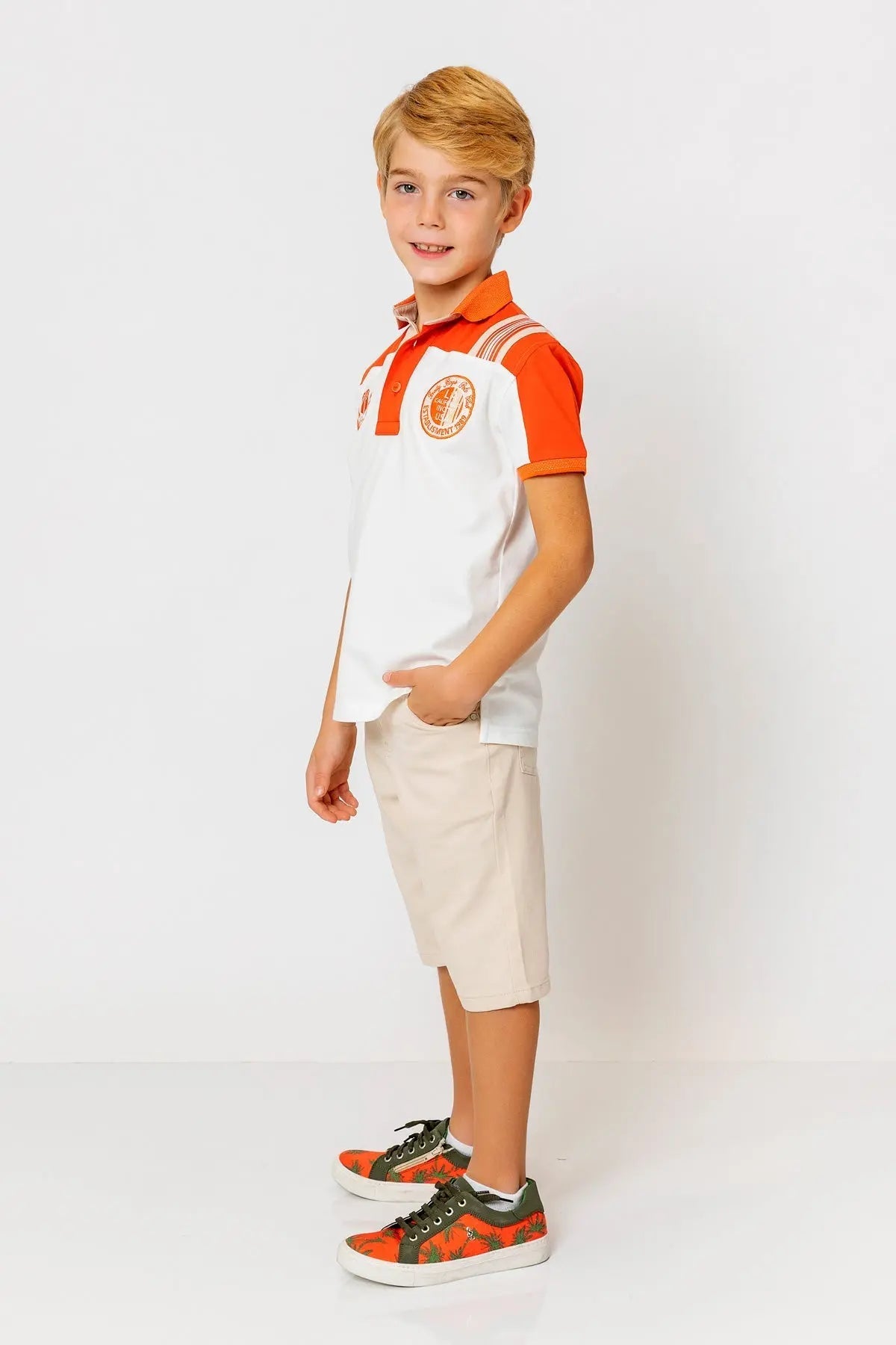 InCity Kids Boys Collared Short Sleeve Polo Shirt InCity Boys & Girls