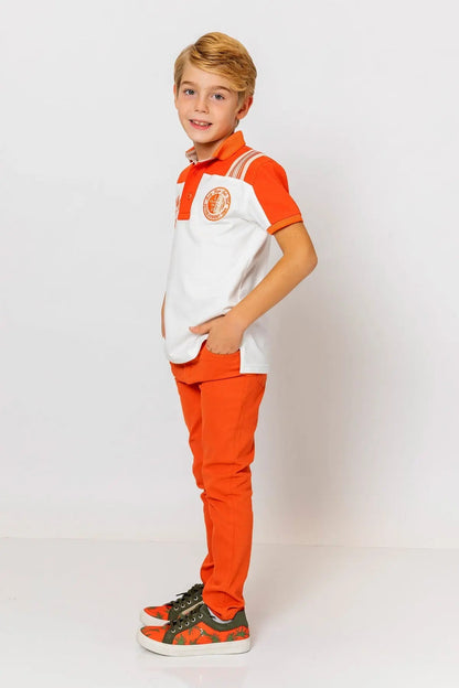InCity Kids Boys Collared Short Sleeve Polo Shirt InCity Boys & Girls