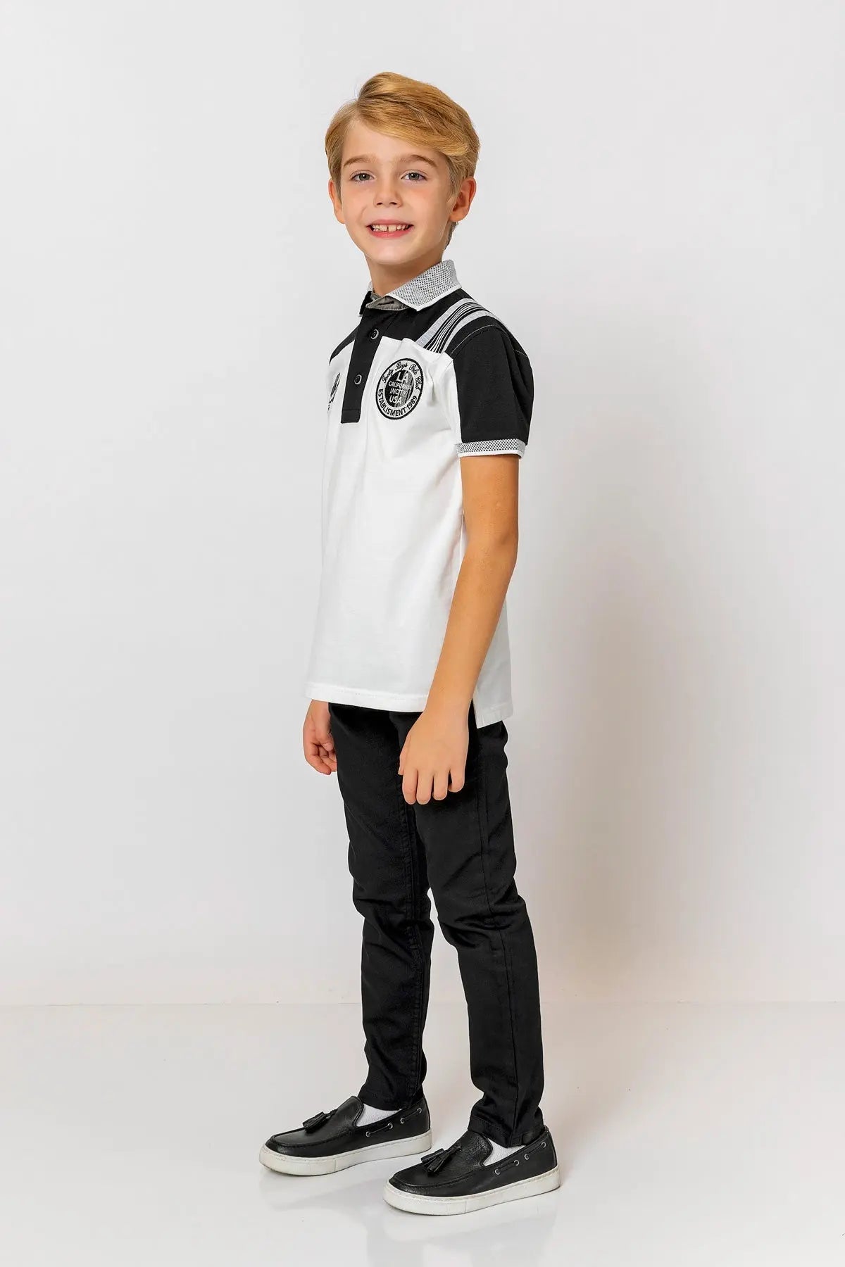 InCity Kids Boys Collared Short Sleeve Polo Shirt InCity Boys & Girls