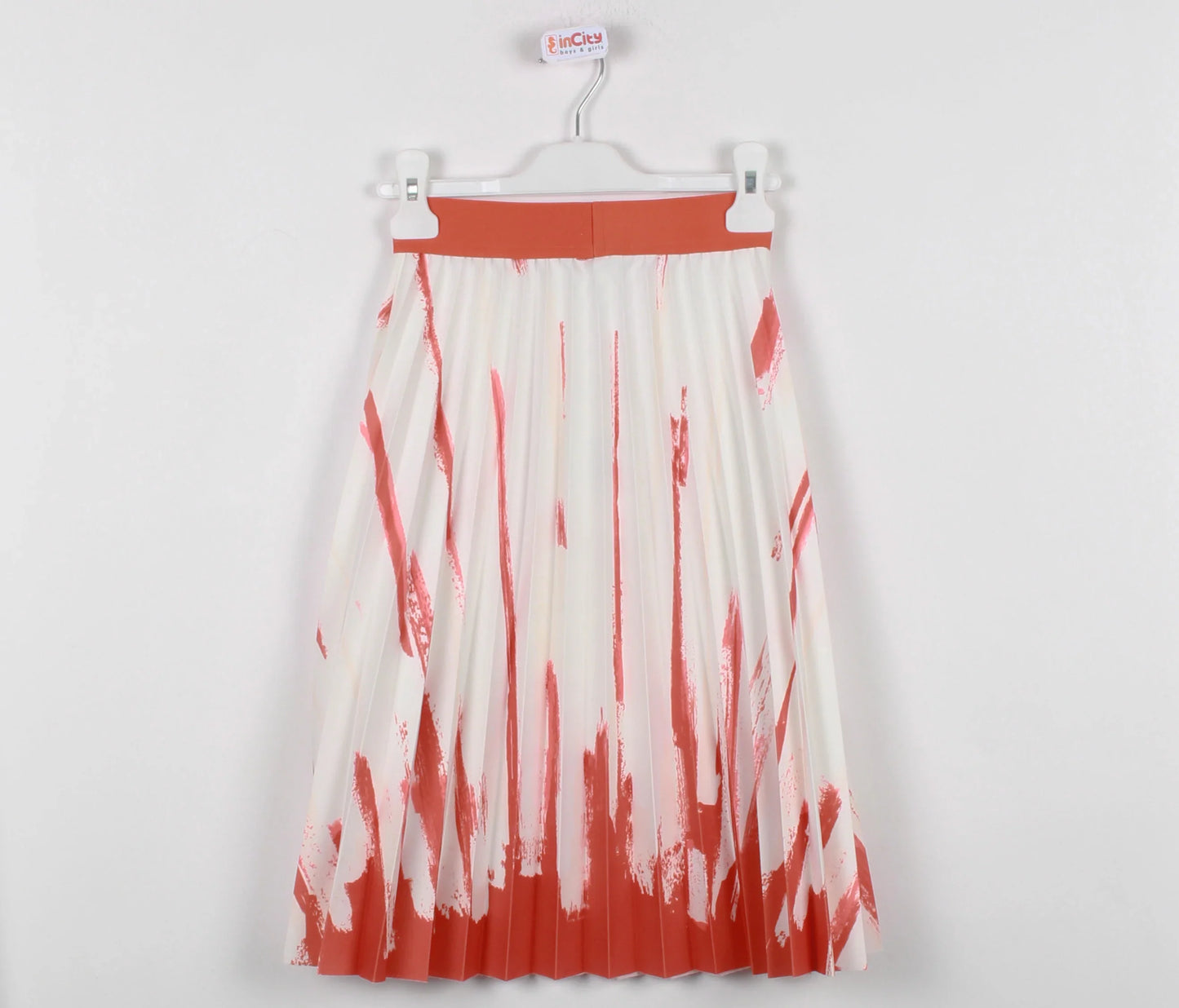 InCity Kids Girls Printed Pleated Midi Skirt InCity Boys & Girls