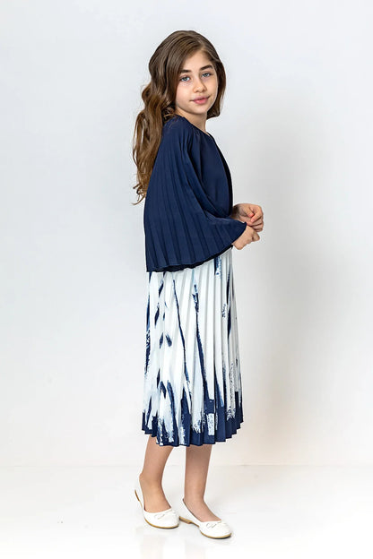 InCity Kids Girls Printed Pleated Midi Skirt InCity Boys & Girls