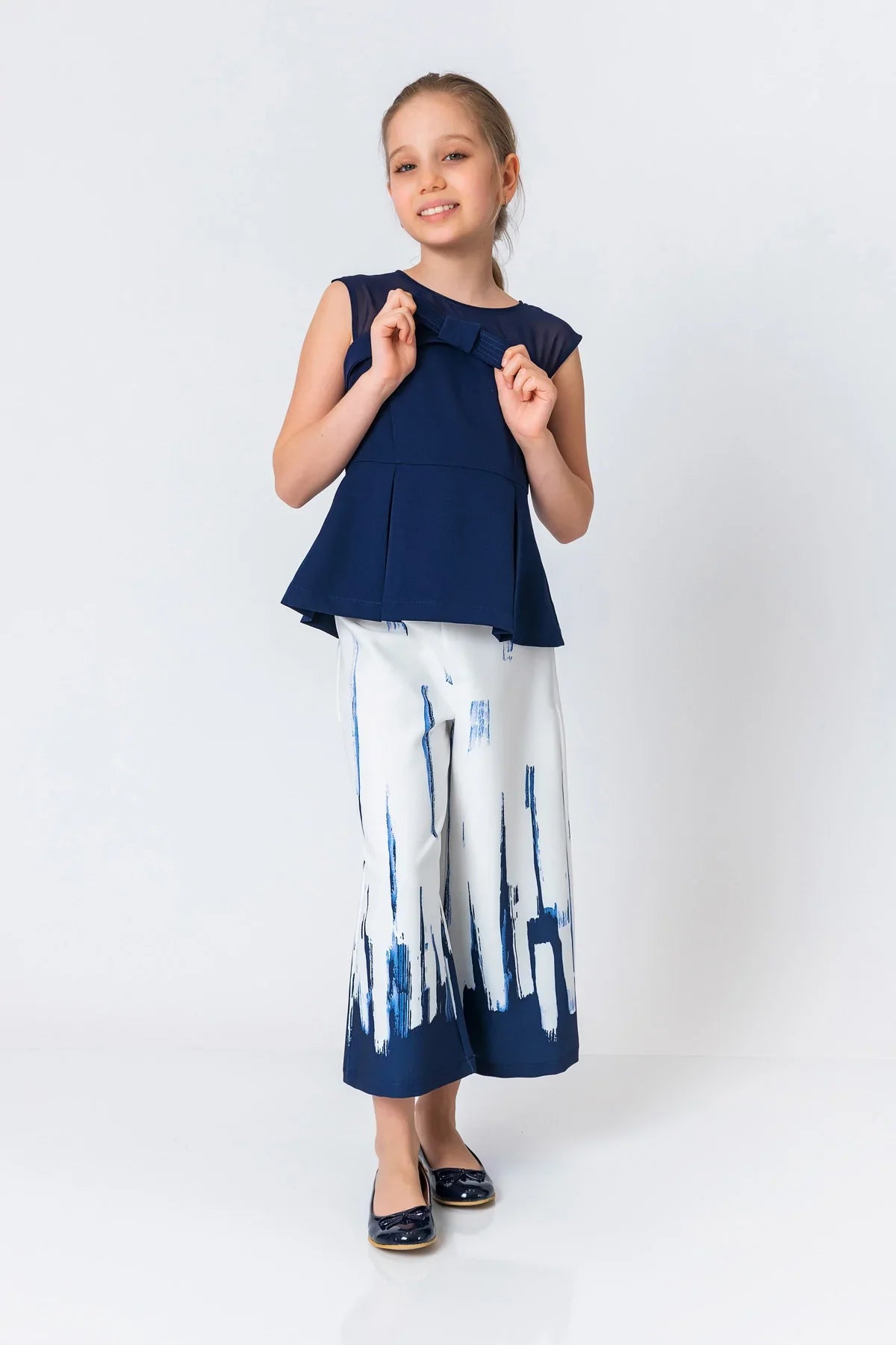 InCity Kids Girls Semi Transparent Solid Sleeveless Dress Blouse InCity Boys & Girls