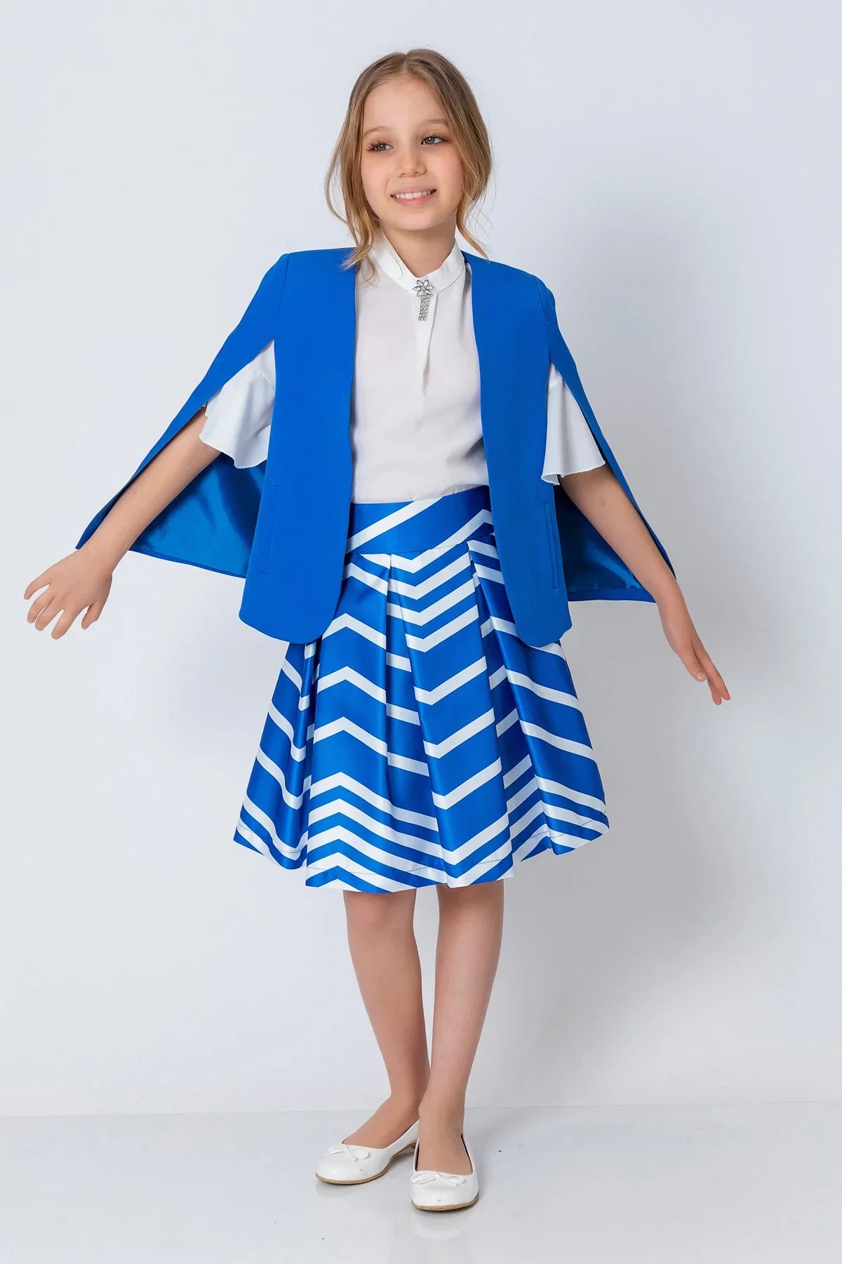 InCity Kids Girls Printed Midi Fashion Skirt InCity Boys & Girls
