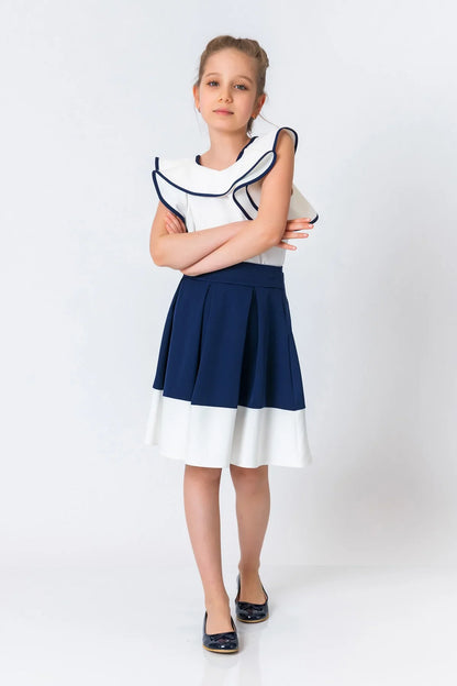 InCity Kids Girls Multicolor Pleated Fashion Skirt InCity Boys & Girls